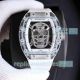 Swiss Replica Richard Mille RM052 Skull Tourbillon 50mm Transparent Case with Diamonds (6)_th.jpg